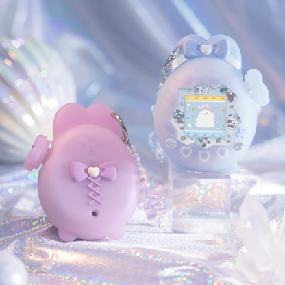 BUBBLELOGUS Esther Bunny Iridescent Protective Case for Tamagotchi Paradise