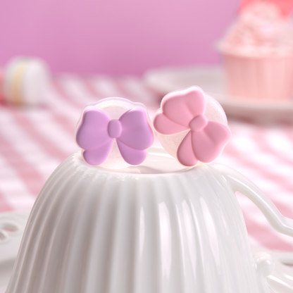 BUBBLELOGUS Bow Button Cap for Tamagotchi Paradise