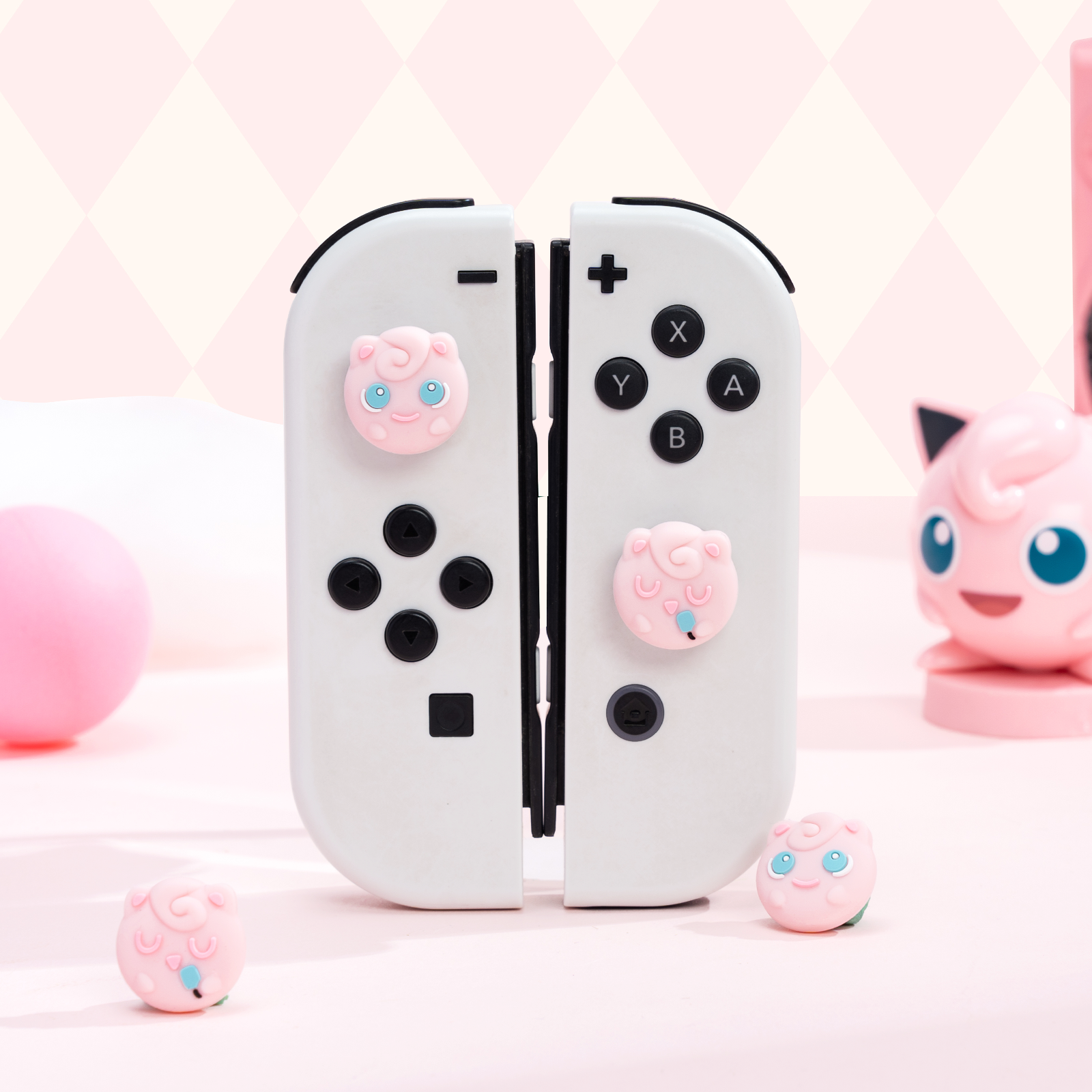 Wishaven Pokémon series thumb grip caps for Nintendo Switch, OLED & Lite