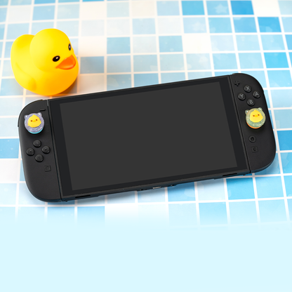 WISHAVEN Swimming Duck Thumb Grip Caps For Switch 2