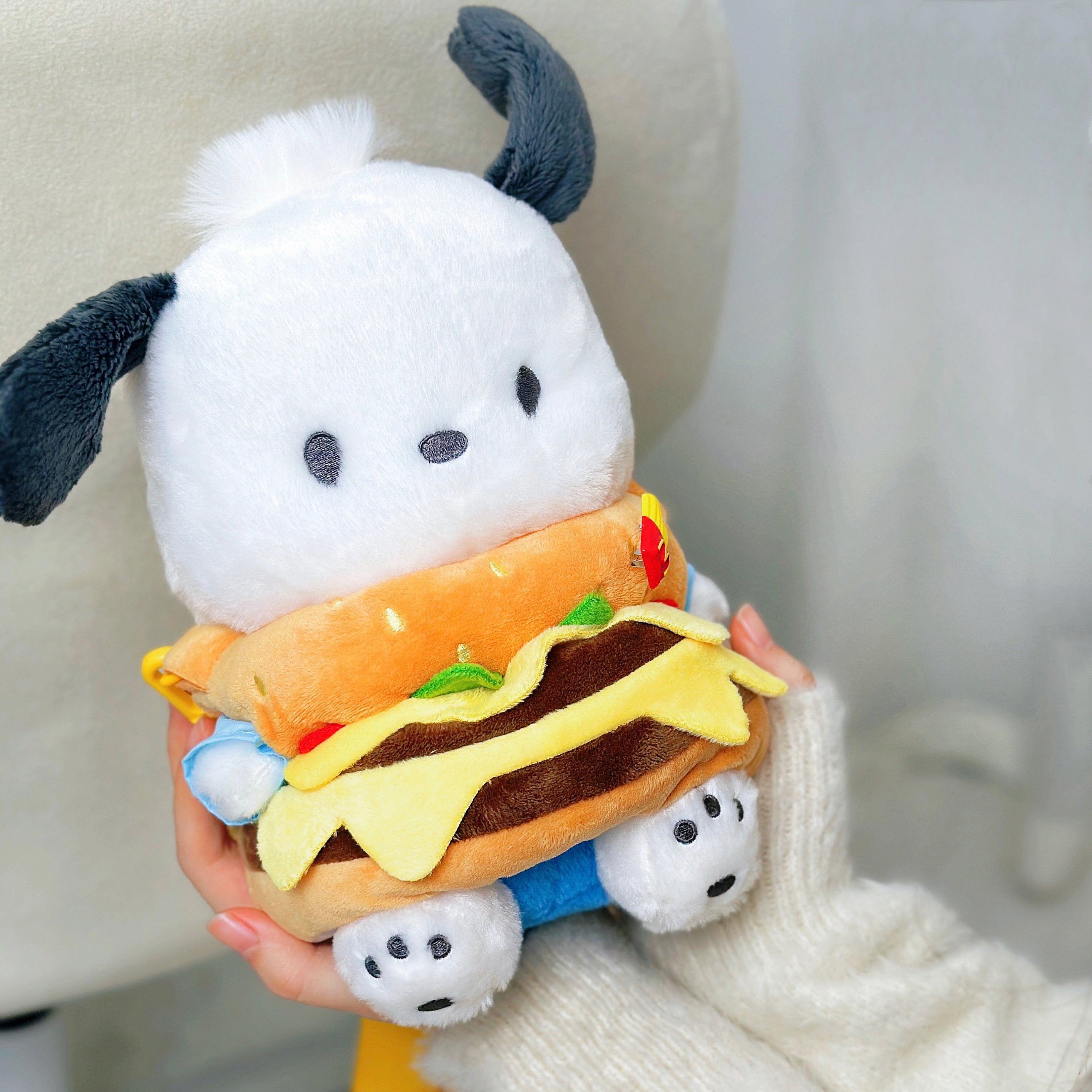 Mcdonalds × Sanrio Pochacco Hamburger Plush Toy Doll – Wishaven