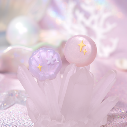 BUBBLELOGUS Pearl Seashell Knob Cover for Tamagotchi Paradise
