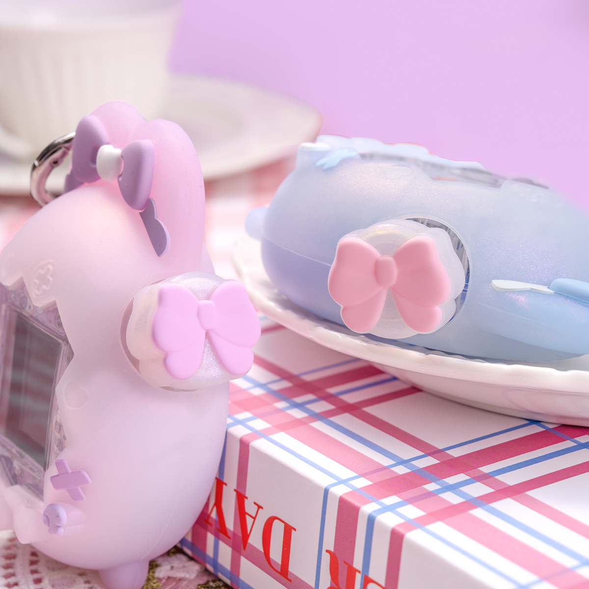 BUBBLELOGUS Bow Button Cap for Tamagotchi Paradise