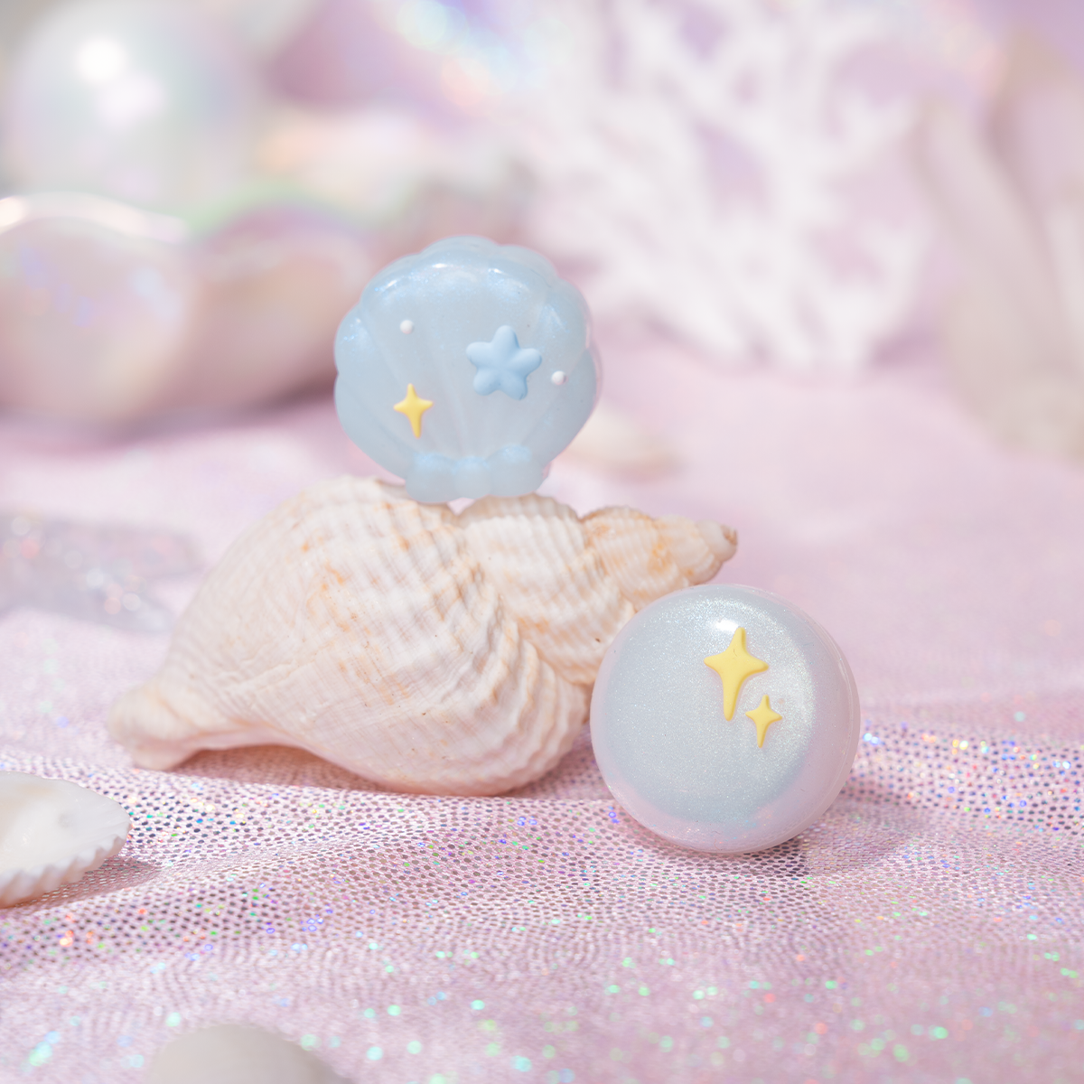 BUBBLELOGUS Bow Button Cap for Tamagotchi Paradise