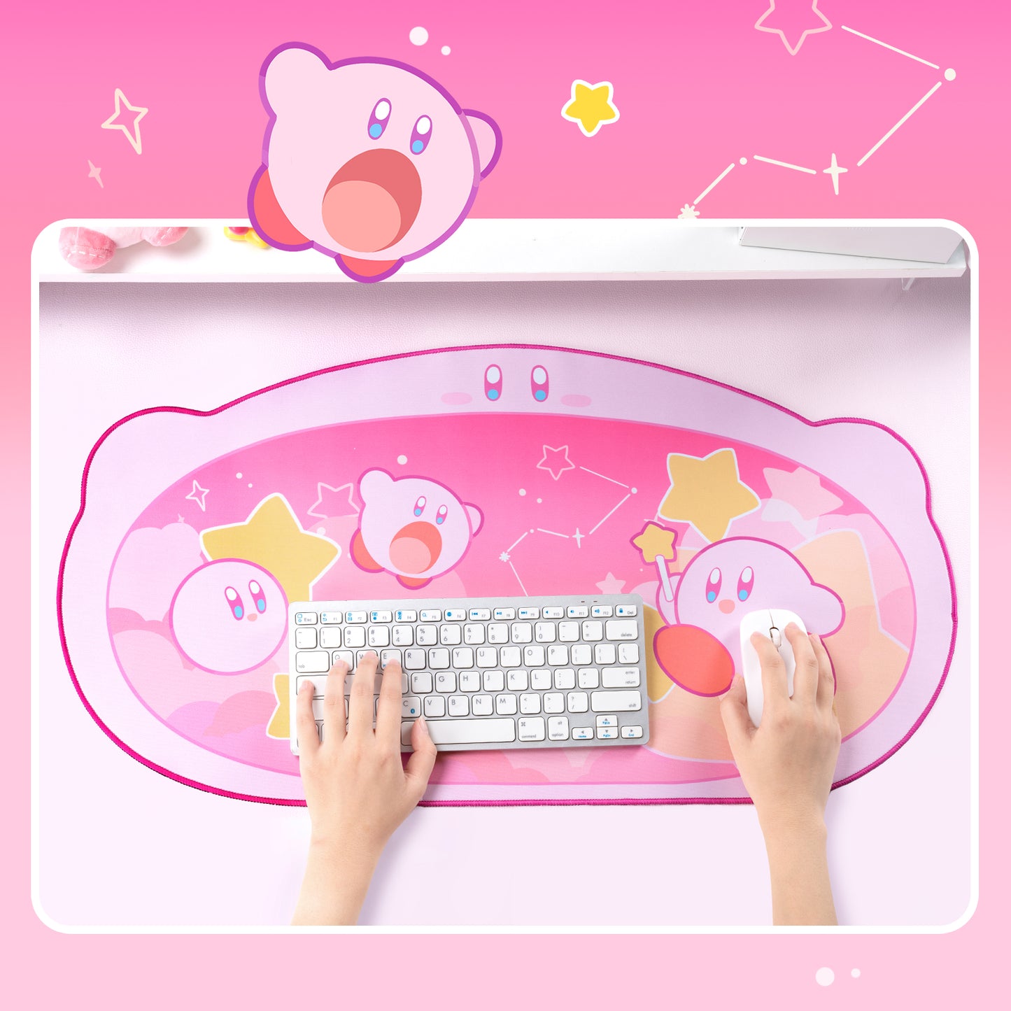 WISHAVEN Black Hole Kirby Mouse Pad