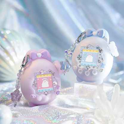 BUBBLELOGUS Esther Bunny Iridescent Protective Case for Tamagotchi Paradise