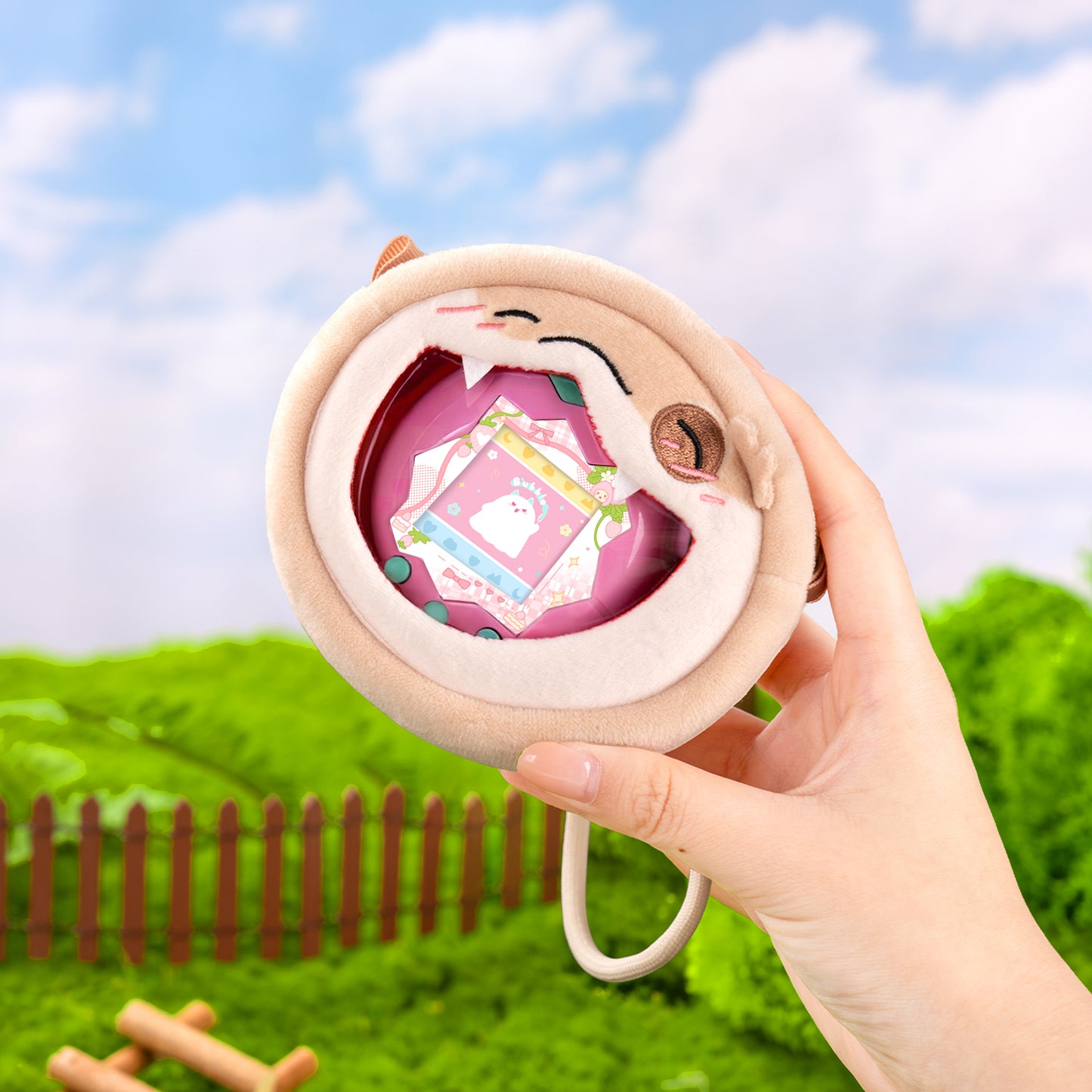 BUBBLELOGUS × Snake Spot Plush Ita Bag for Tamagotchi