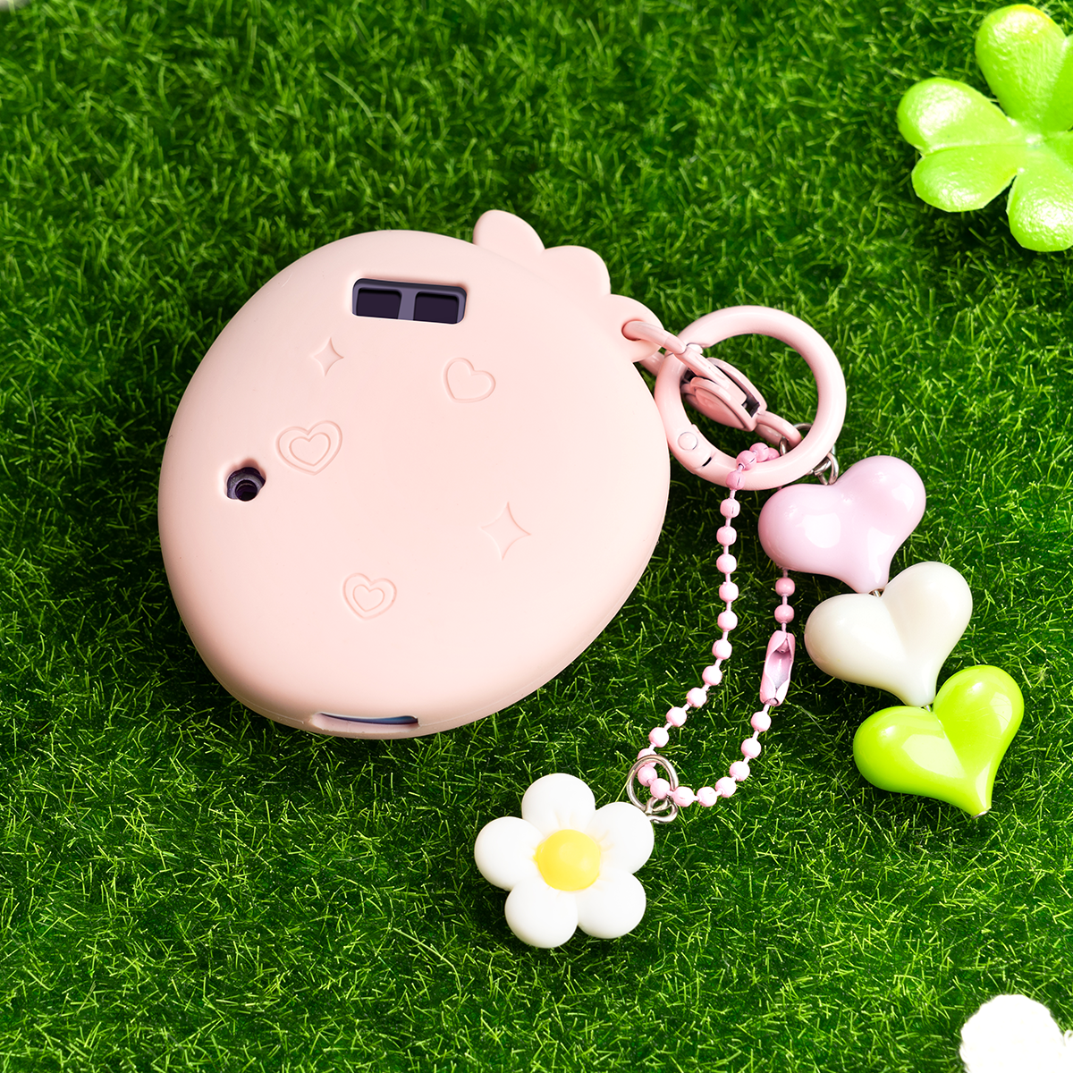 BUBBLELOGUS  Strawberry Silicone Protective Case for Tamagotchi Uni