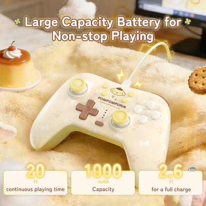 Cinnamoroll & Pompompurin Gamepad with Receiver Set For Switch 2/ 2017/PC