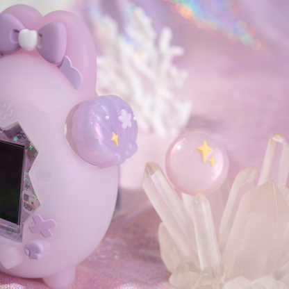 BUBBLELOGUS Pearl Seashell Knob Cover for Tamagotchi Paradise