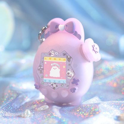 BUBBLELOGUS Esther Bunny Iridescent Protective Case for Tamagotchi Paradise