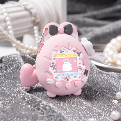 BUBBLELOGUS Dark Cute Bunny Paradise Silicone Protective Case for Tamagotchi Paradise
