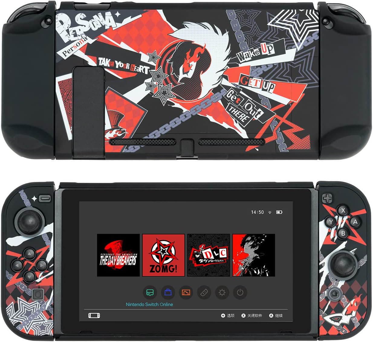 WISHAVEN Protective Shell for Nintendo Switch/OLED and Accessories