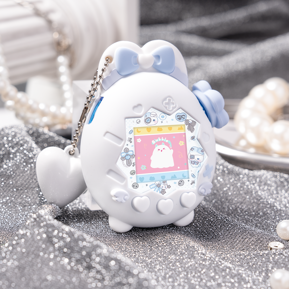 BUBBLELOGUS Dark Cute Bunny Paradise Silicone Protective Case for Tamagotchi Paradise