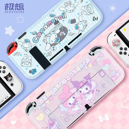 GeekShare Nintendo switch protective case hard shell Sanrio oled integrated protective case ns pluggable base accessories