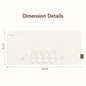 GeekShare Miffy Standing in a Row Leather Desk Mat