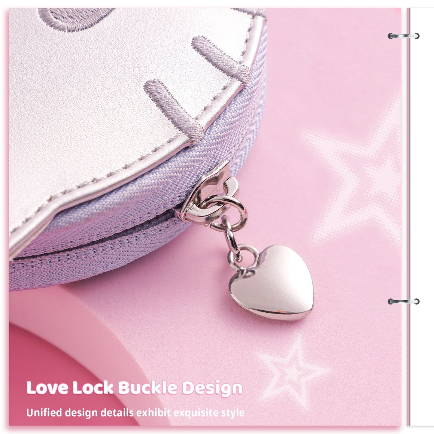GeekShare Hello Kitty Sparkling Silver Heart Collection for Switch 2