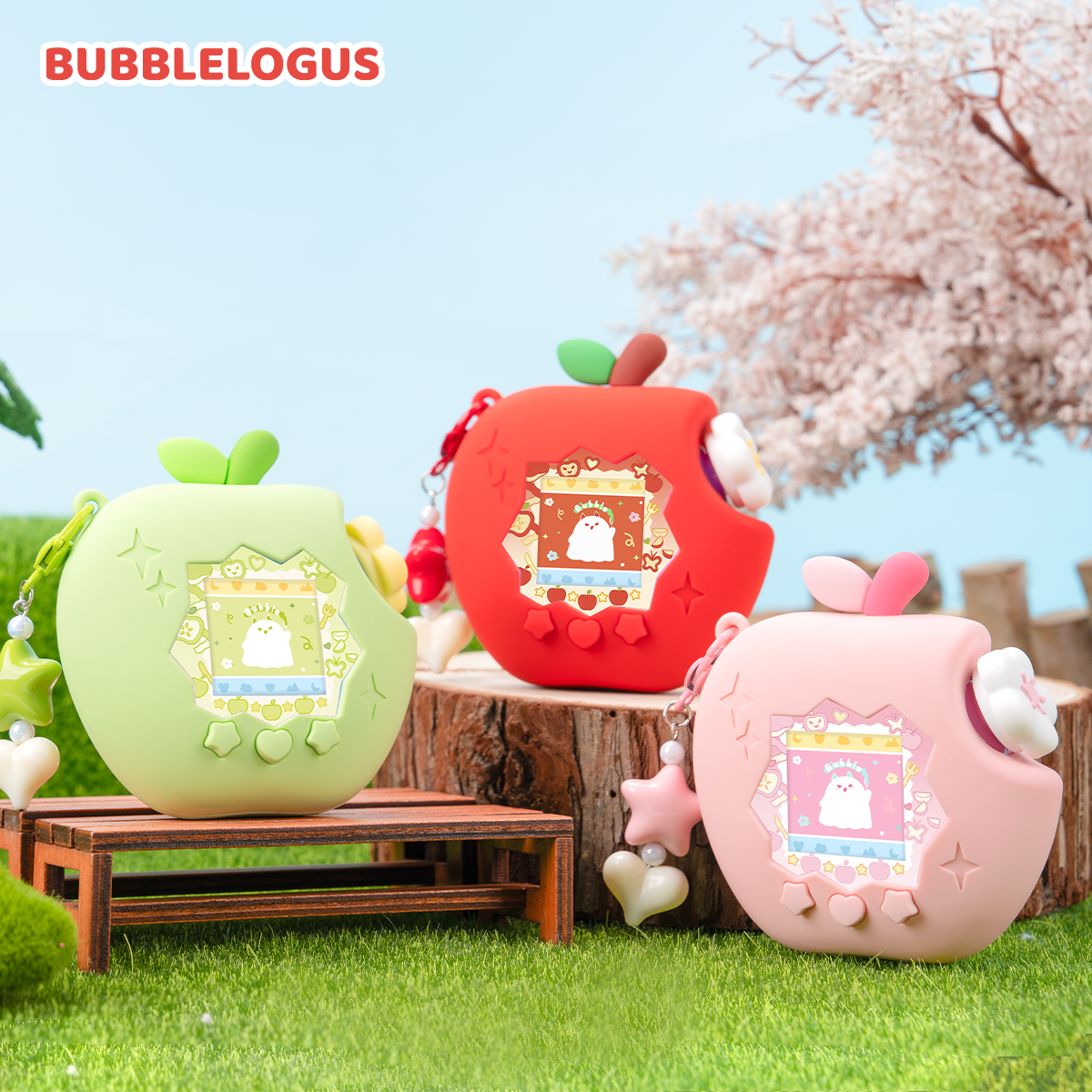 BUBBLELOGUS Apple Paradise Silicone Protective Case for Tamagotchi