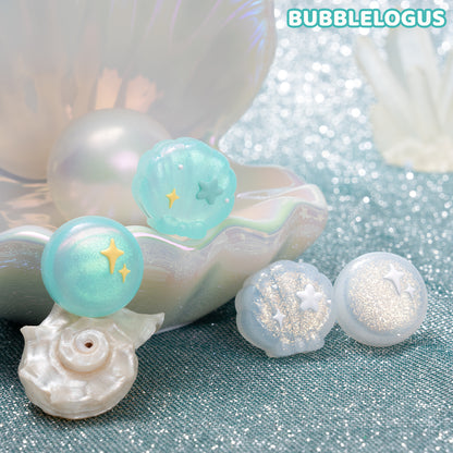 BUBBLELOGUS Pearl Seashell Knob Cover for Tamagotchi Paradise