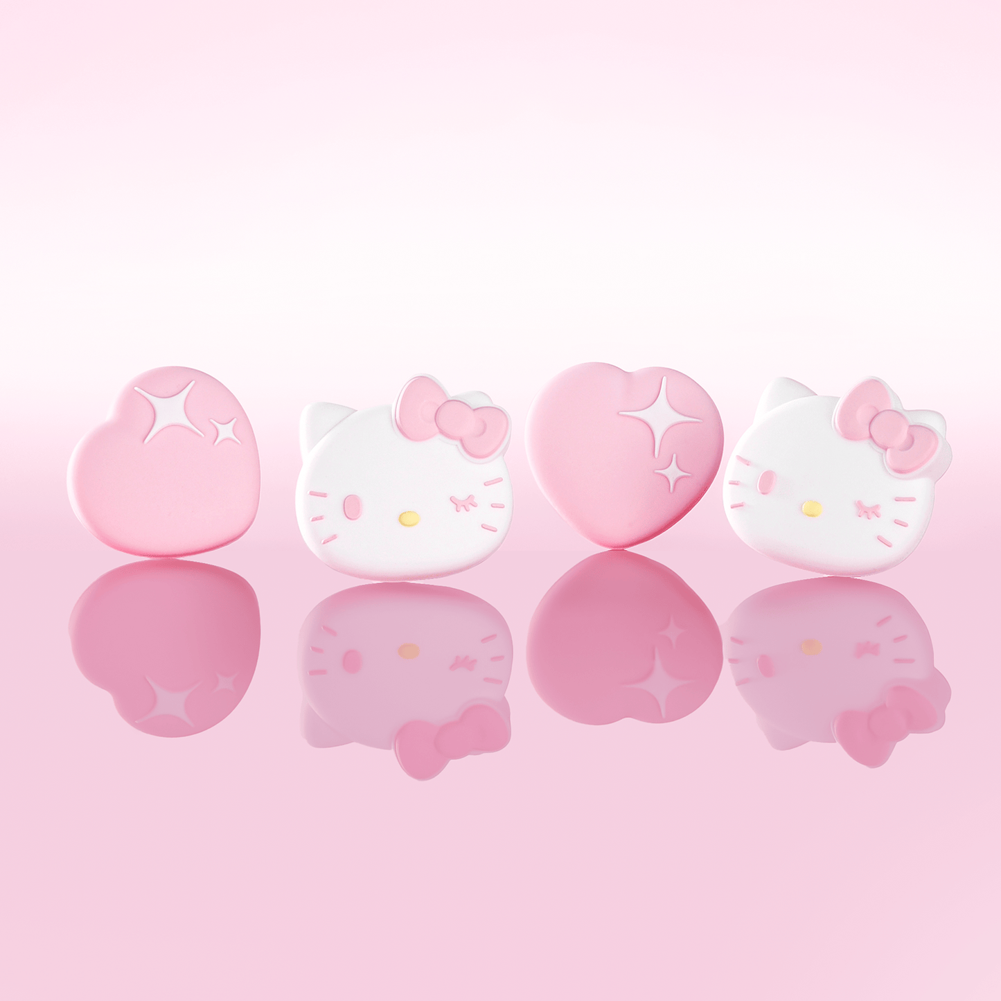 GeekShare Hello Kitty Sparkling Silver Heart Collection for Switch 2