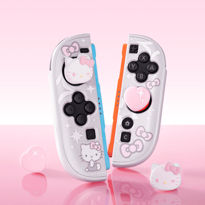 GeekShare Hello Kitty Sparkling Silver Heart Collection for Switch 2
