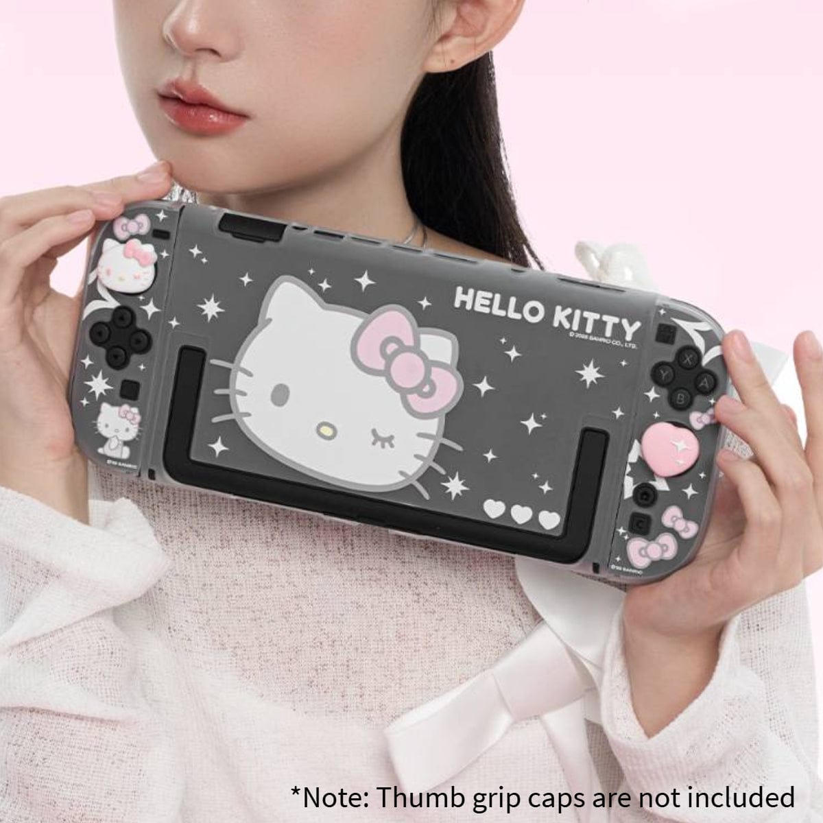 GeekShare Hello Kitty Sparkling Silver Heart Collection for Switch 2