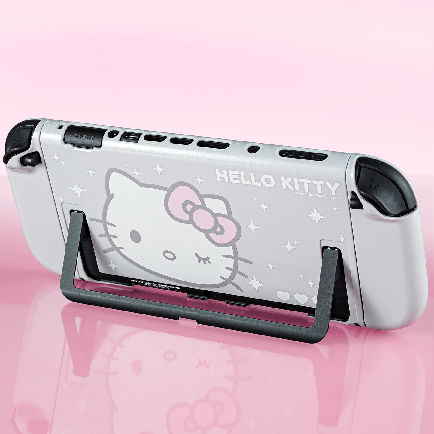GeekShare Hello Kitty Sparkling Silver Heart Collection for Switch 2