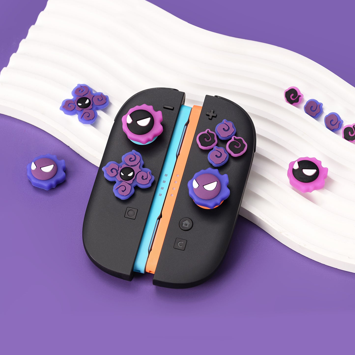 WISHAVEN Gastly Button Caps For Switch 2