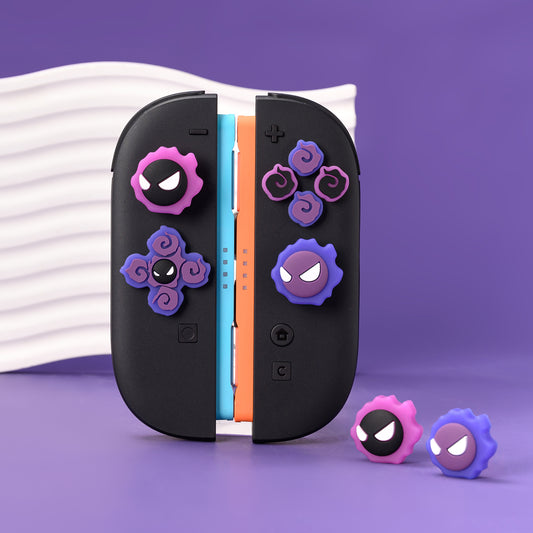 WISHAVEN Gastly Button Caps For Switch 2