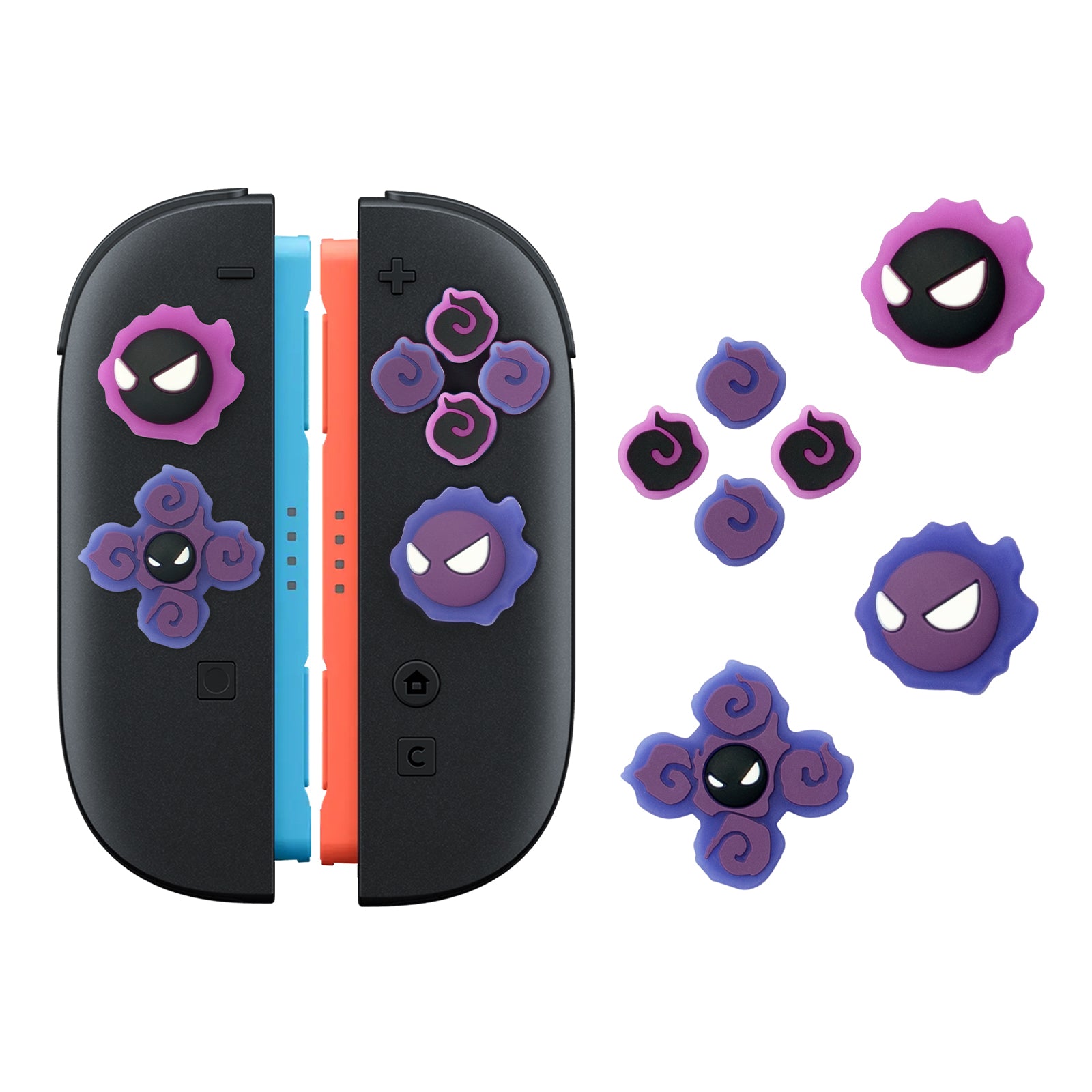 WISHAVEN Gastly Button Caps For Switch 2 – Wishaven