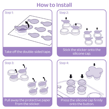 WISHAVEN Ditto Button Caps For Switch 2