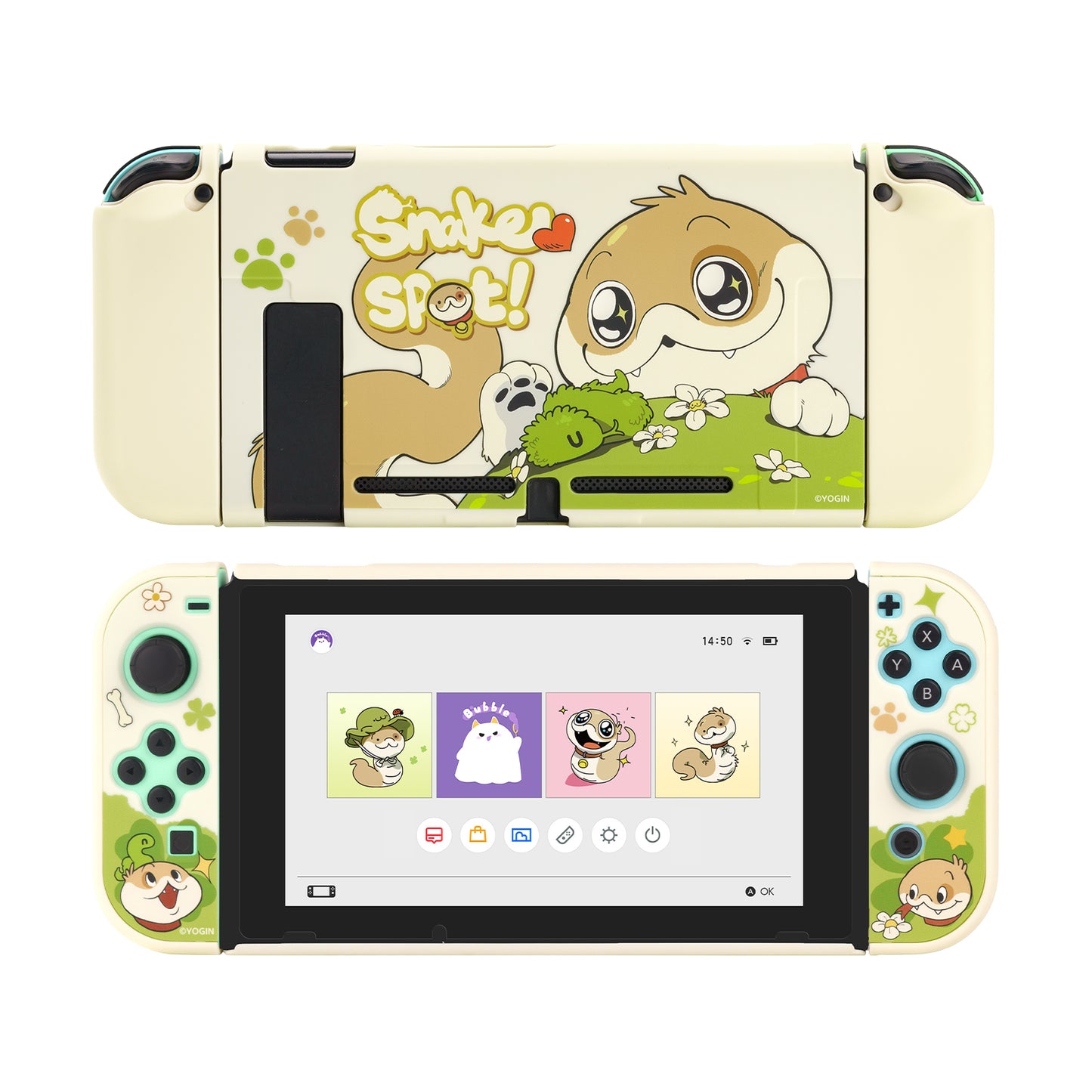 BUBBLELOGUS × Snake Spot Protective Case For Switch /OLED