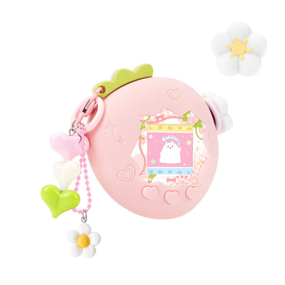 BUBBLELOGUS Strawberry Paradise Silicone Protective Case for Tamagotchi Paradise