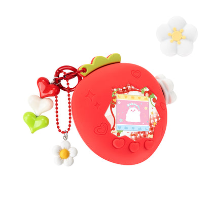 BUBBLELOGUS Strawberry Paradise Silicone Protective Case for Tamagotchi Paradise