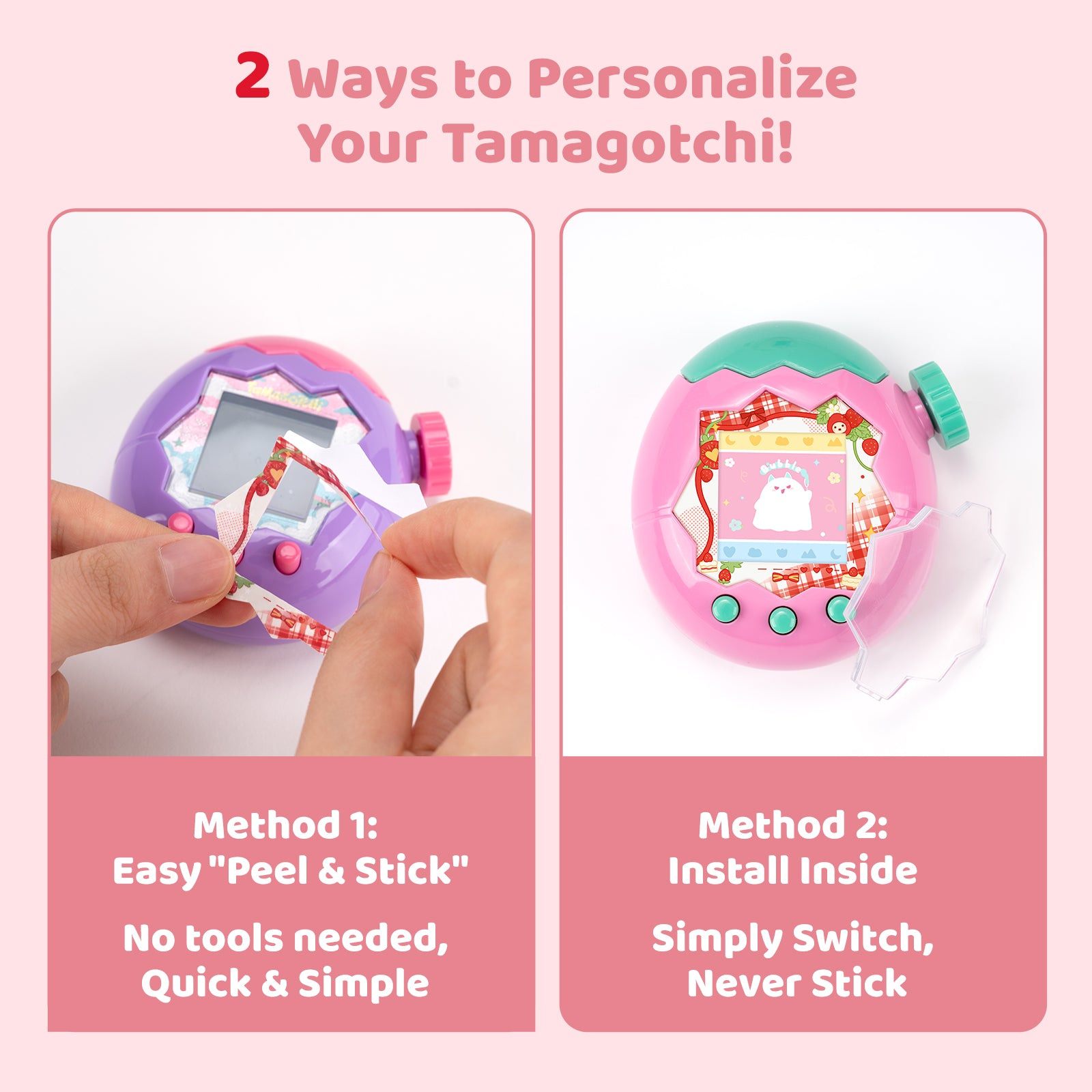 BUBBLELOGUS Strawberry Paradise Silicone Protective Case for Tamagotchi Paradise