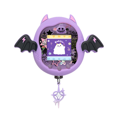 BUBBLELOGUS Purple & Black Dark Edition Devil Silicone Protective Case for Tamagotchi Uni