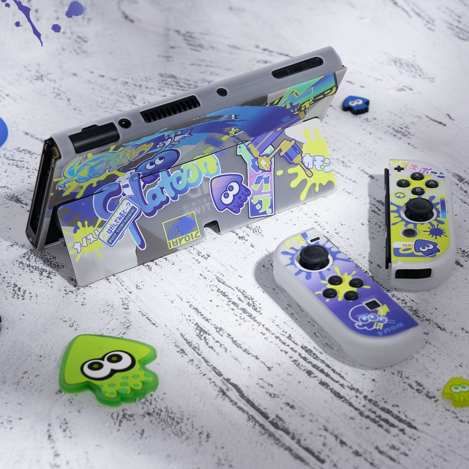 WISHAVEN Splatoon Protective Case for Nintendo Switch OLED – Wishaven WISHAVEN Splatoon Protective Case for Nintendo Switch OLED – Wishaven