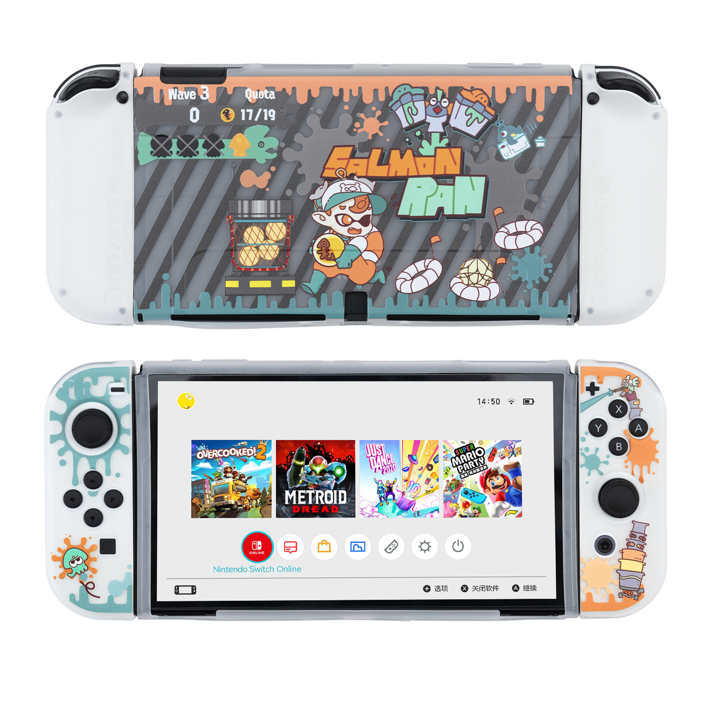 Wishaven Running Man Nintendo Switch Oled Protective Case