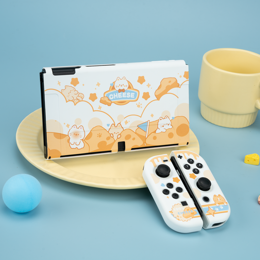 Wishaven Cheese Cat Nintendo Switch Oled Protective Case