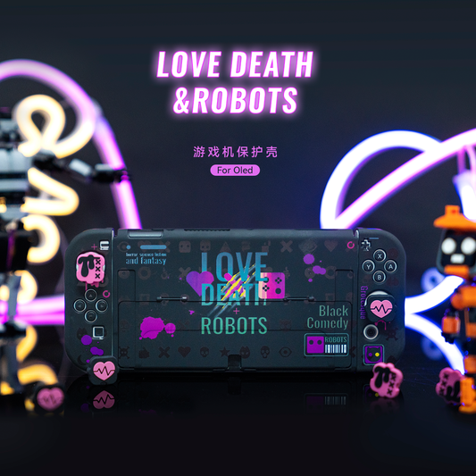 LOVE DEATH&amp;ROBOT Nintendo Switch OLED 保護シェル