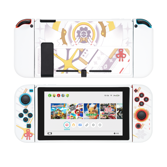 YOCORE Protective Case for Switch OLED Protective Shell Cover Set Accessories Compatible with Nintendo Switch OLED and Joy-Con（Xenoblade）